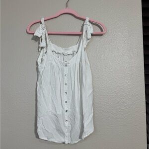 Women's Off White Top Size L- NO SIZE